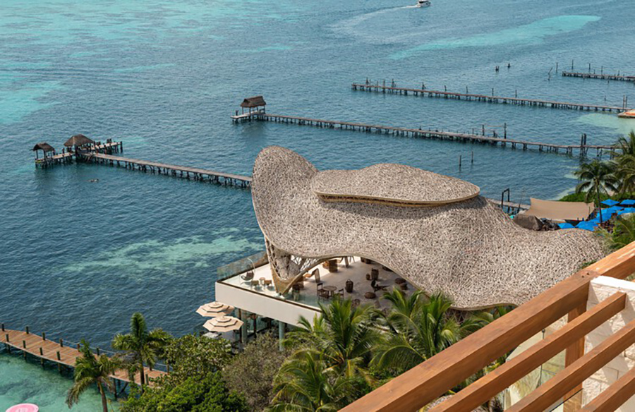 Sustainable Design Inspired by Nature: Bamboo Temple Hotel in Isla Mujeres