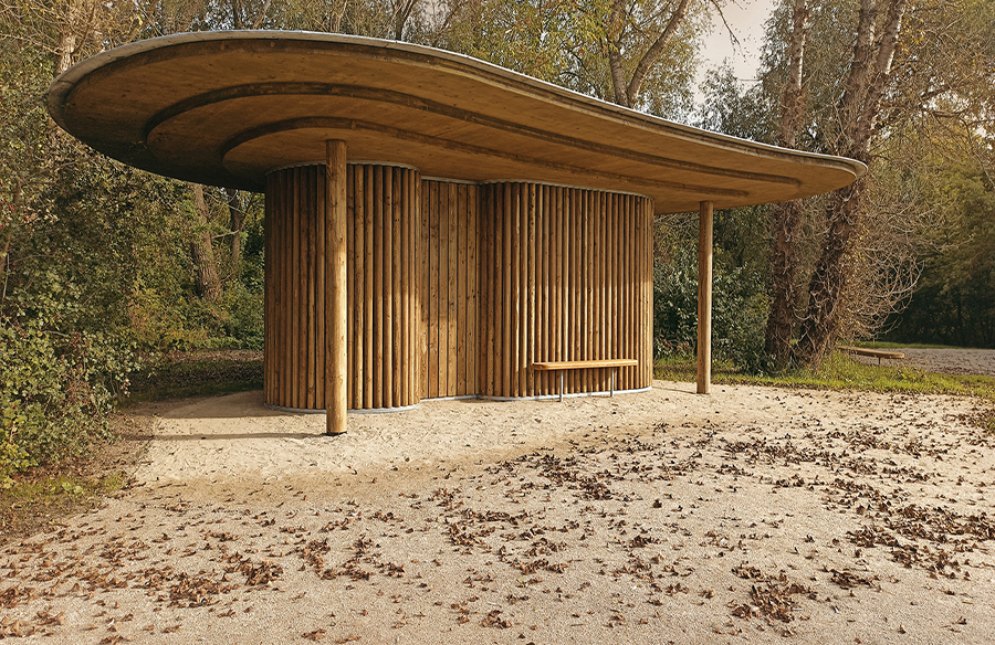 Integrating Architecture with Nature: Recreational Area at the Vistula Riverside