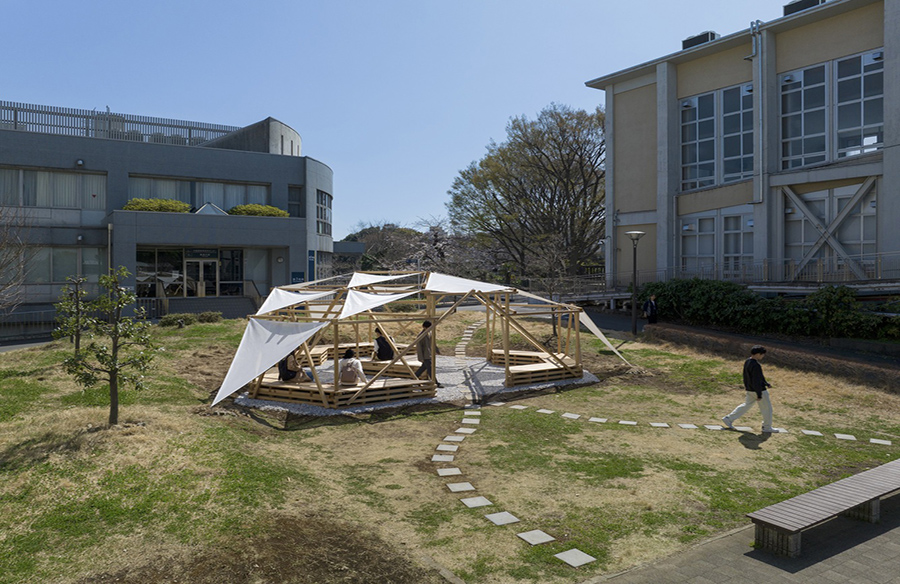 Enhancing Social Interaction: The Temporary Pavilion at Keio University