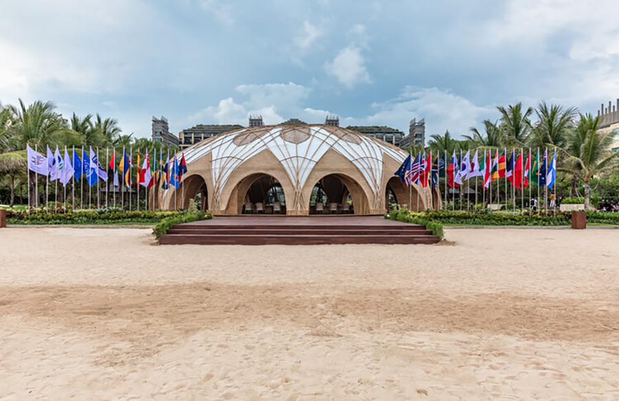 Crafting Unity: Bamboo Dome for G20 Bali Summit